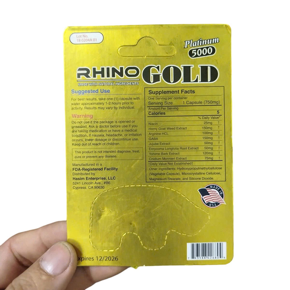 Rhino Gold cường dương mạnh mẽ cho quý ông tuổi trung niên