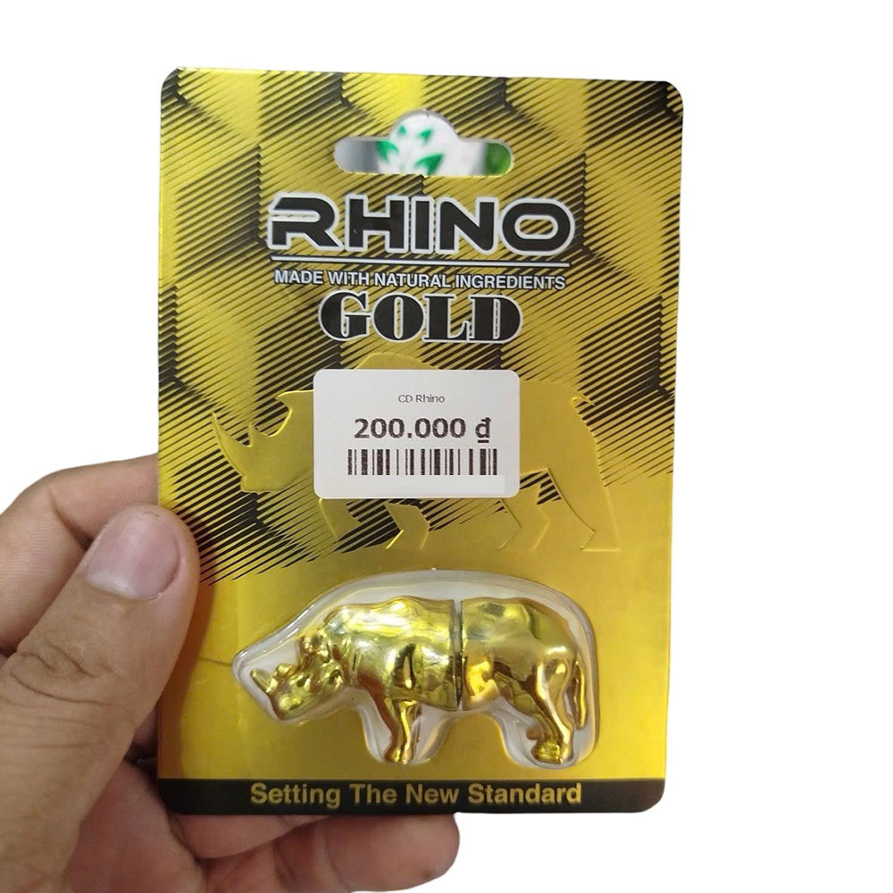 Rhino Gold cường dương mạnh mẽ cho quý ông tuổi trung niên