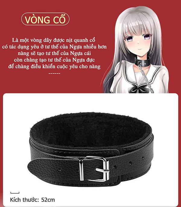 Bộ dụng cụ BDSM 7 món siêu chất chơi bạo dâm kích thích