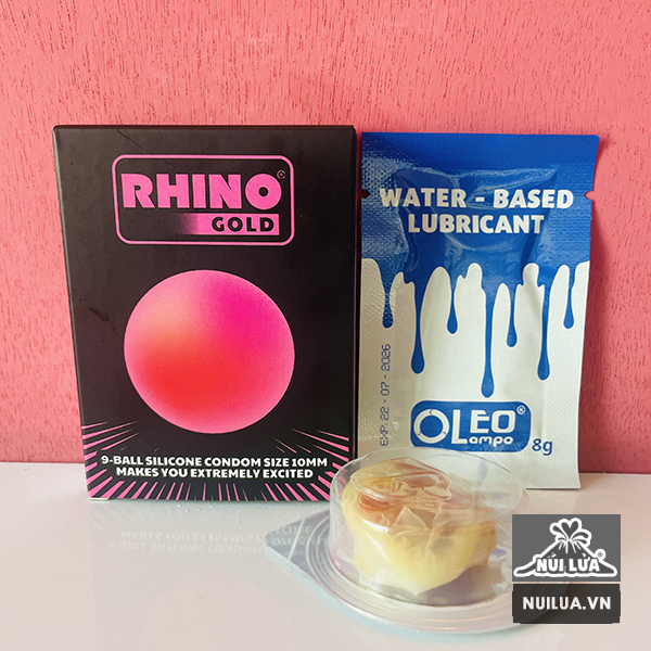 Bao cao su Rhino Gold 9 bi lớn phòng tránh thai bệnh lây nhiễm thăng hoa tối đa 