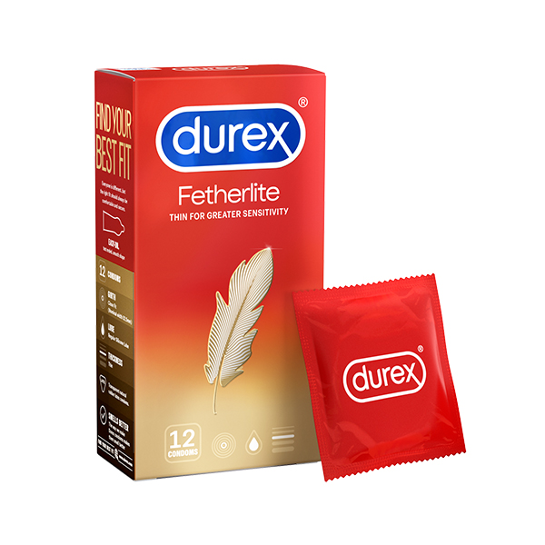 Bao cao su Durex Fetherlite siêu mỏng tăng cảm giác chân thật 