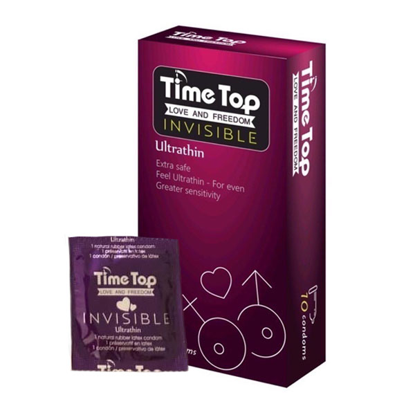 Bao cao su Time Top siêu mỏng truyền nhiệt nhanh cảm giác thật 
