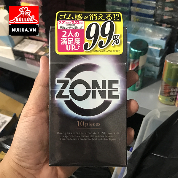 Bao cao su Jex Zone 0.01mm siêu mỏng cao cấp nội địa Nhật 