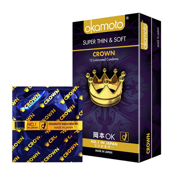  Mua Bao cao su Okamoto Crown hộp 10 cái  hàng xách tay 