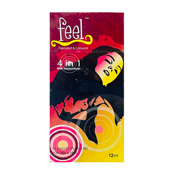 Bao Cao Su Feel 4 in 1 Gân Gai Kéo Dài Thời Gian Quan Hệ 