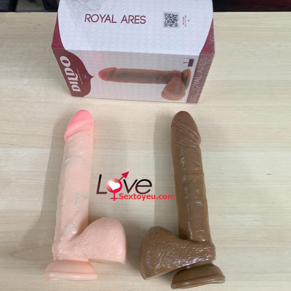Royal Ares 8 inch dương vật giả dán tường cao cấp kích thích