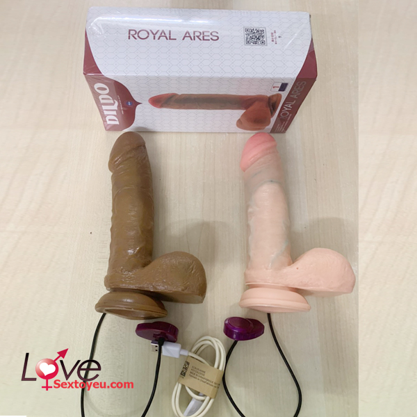 Royal Ares 8 inch dương vật giả dán tường cao cấp kích thích