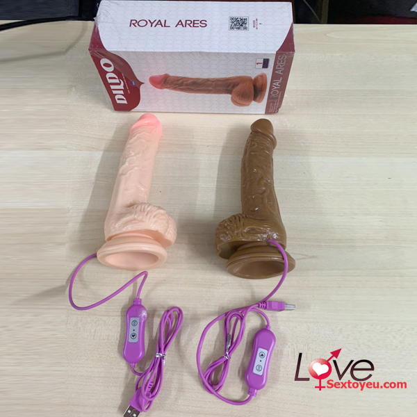 Dương Vật Giả Rung Ngoáy Royal Ares 7.5 Inch Kích Thích Cực Mạnh