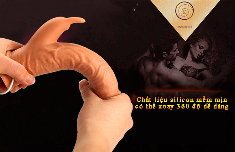 Dương vật cyberskin Leggy siêu rung mềm mịn gân guốc bán chạy