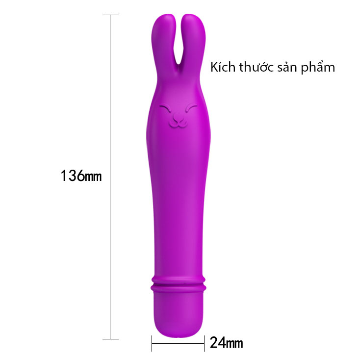 Mát xa 2 ngón Prettylove Elvira silicon an toàn rung mạnh Mát xa 2 ngón Prettylove Elvira silicon an toàn rung mạnh