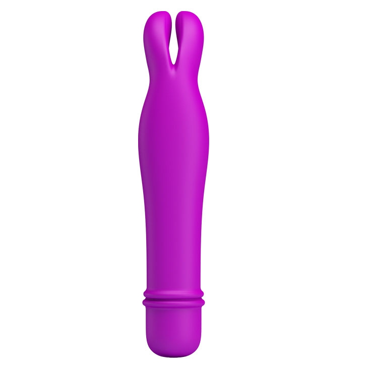 Mát Xa 2 Ngón Prettylove Elvira Silicon ABS An Toàn Rung Mạnh