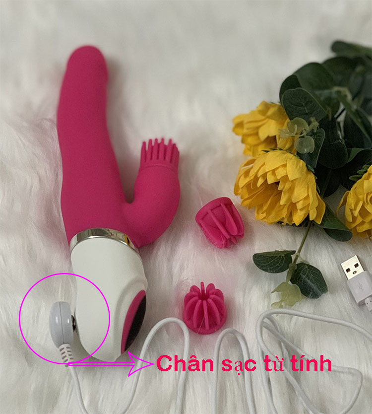 Dương vật giả Doreen II cao cấp thụt liếm 3 đầu kích thích điểm G