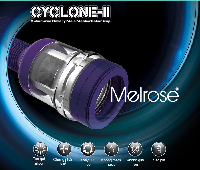 Máy thủ dâm Cyclone II tự động - Thỏa mãn cực khoái nam giới