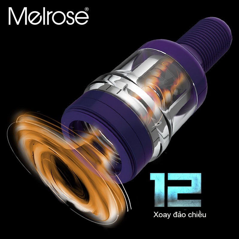 Máy thủ dâm nam Cyclone II rung xoay 360 độ giải tỏa sinh lý hiệu quả 