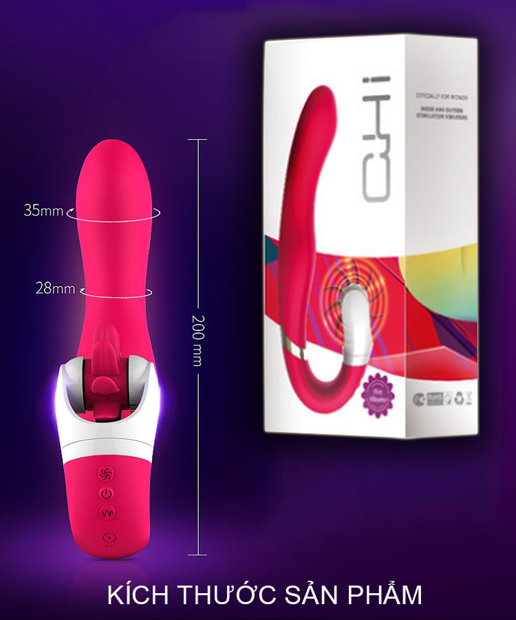 Máy rung liếm điểm G Dave cho nữ đa chế độ rung kích thích
