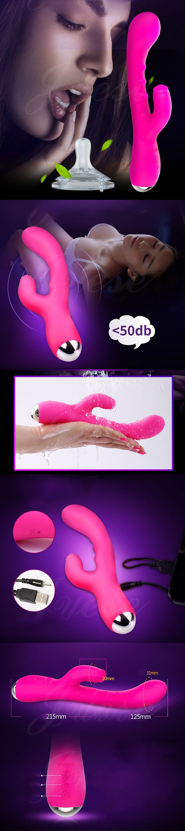 Máy rung liếm âm vật Nalone Idol cao cấp đa chức năng an toàn