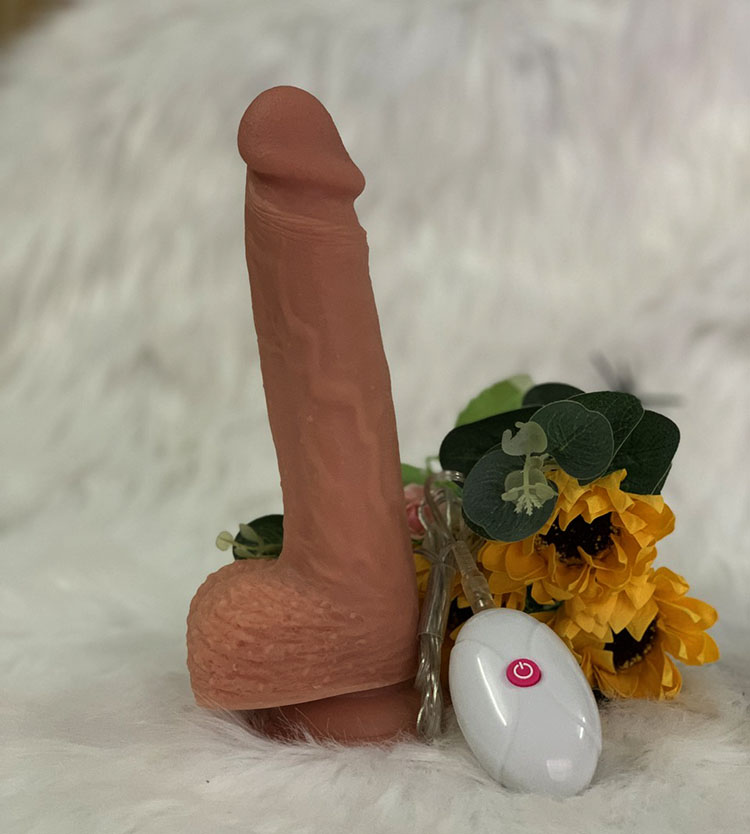 Dương vật siêu mềm rung 7 chế độ Lovetoy kích thích điểm G
