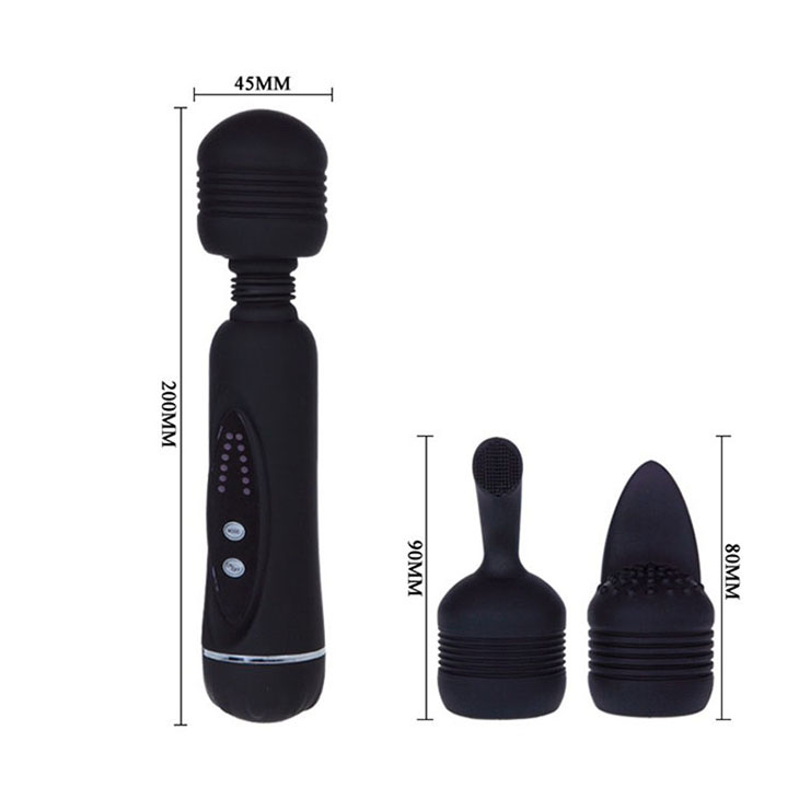 Chày rung 3 đầu Magical Massanger mát xa đa năng 12 chế độ rung chất liệu silicon