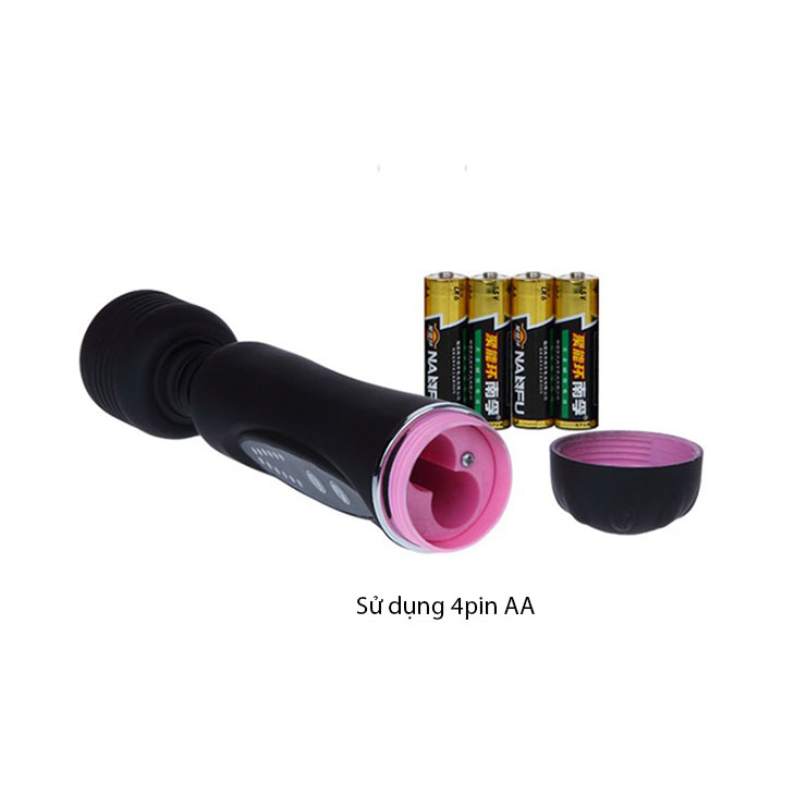 Chày rung 3 đầu Magical Massanger mát xa đa năng 12 chế độ rung chất liệu silicon