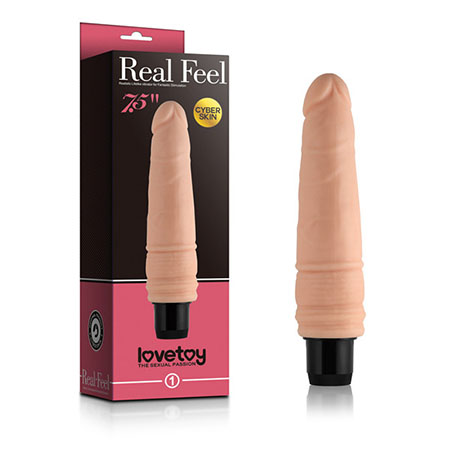 Dương Vật Giả Lovetoy Real Feel Mềm Mại Rung Cực Mạnh