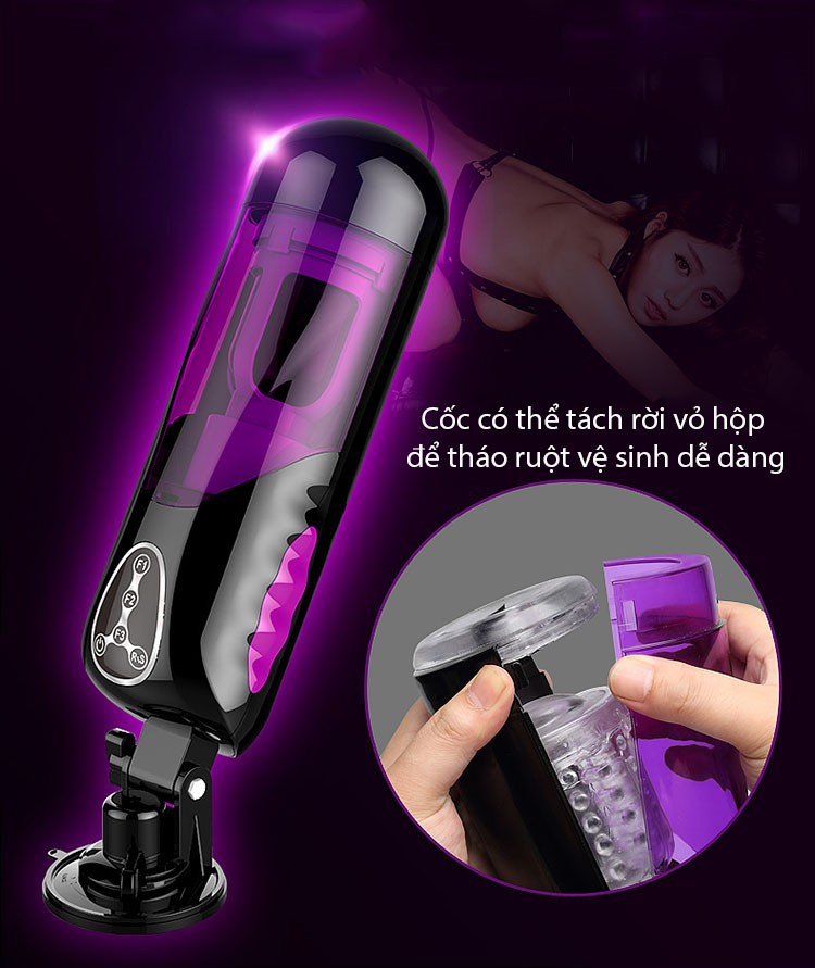 Máy thủ dâm tự động Telescopic Sweetheart II kích thích mạnh mẽ nam