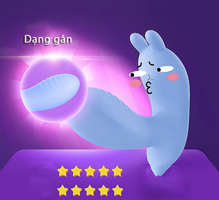 Máy rung mini tai thỏ không dây điều khiển siêu tuyệt