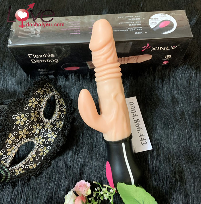 Dương vật silicon Letten rung ấm đa chức năng kích thích nữ