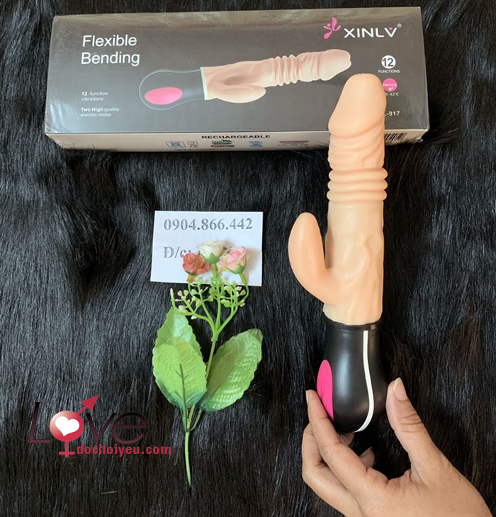 Dương vật silicon Letten rung ấm đa chức năng kích thích nữ