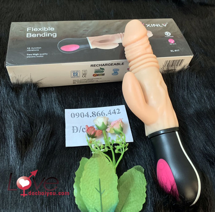 Dương vật silicon Letten rung ấm đa chức năng kích thích nữ