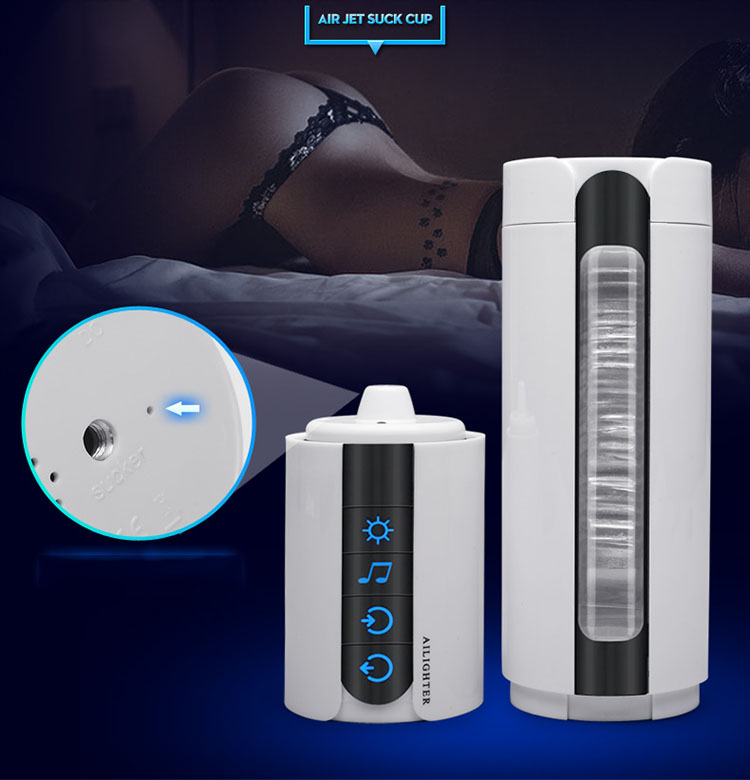 Máy bú mút tự động sưởi ấm Air Jet nhỏ gọn rung kích thích