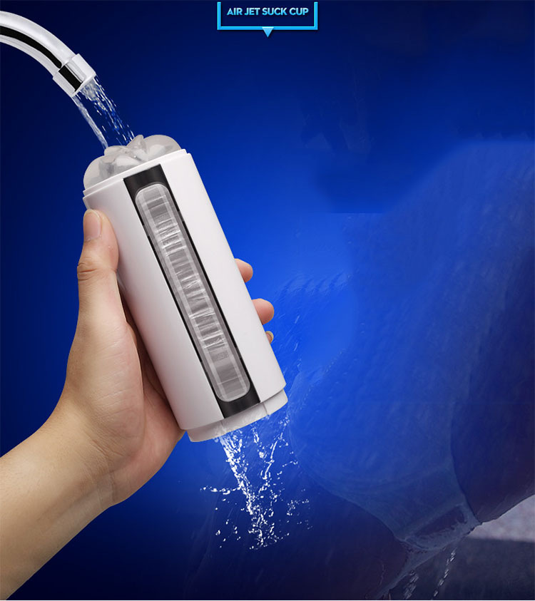 Máy bú mút tự động sưởi ấm Air Jet nhỏ gọn rung kích thích