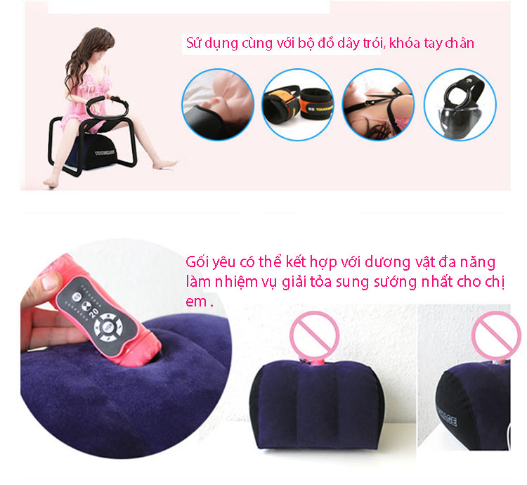Ghế tình yêu nâng tầm khoái cảm nữ thủ dâm thoải mái đỉnh cao