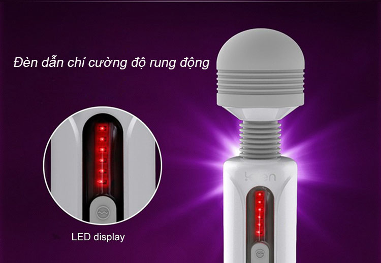 Chày rung Leten sạc pin siêu mạnh