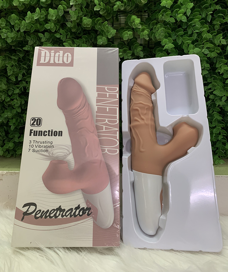 Dương vật giả rung thụt bú Penetrator Silicone cao cấp sạc USB