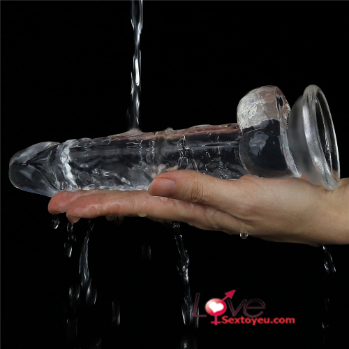 Dương vật giả trong suốt Lovetoy Flawless Clear 7.5 silicone an toàn nữ