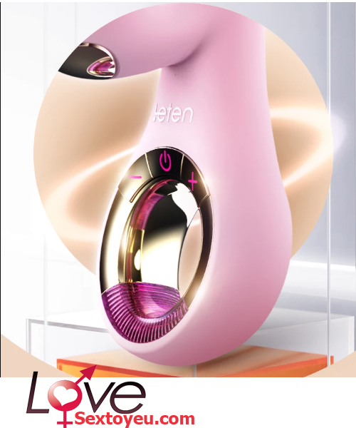 Dương vật giả Leten cao cấp rung liếm sưởi ấm siêu thực