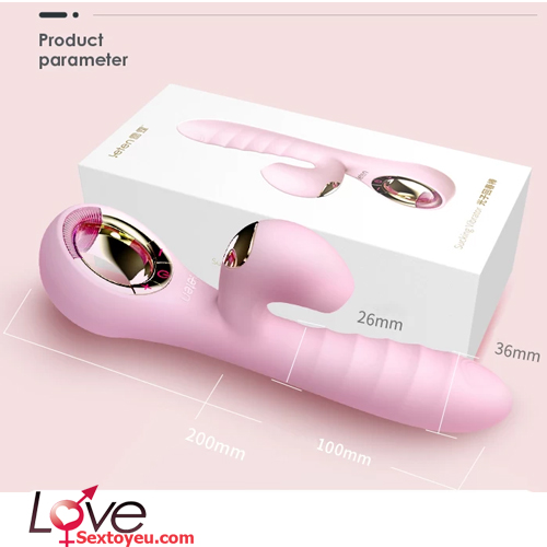 Dương vật giả Leten cao cấp rung liếm sưởi ấm siêu thực