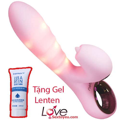 Dương vật giả cao cấp Leten SUCKING VIBRATPOR