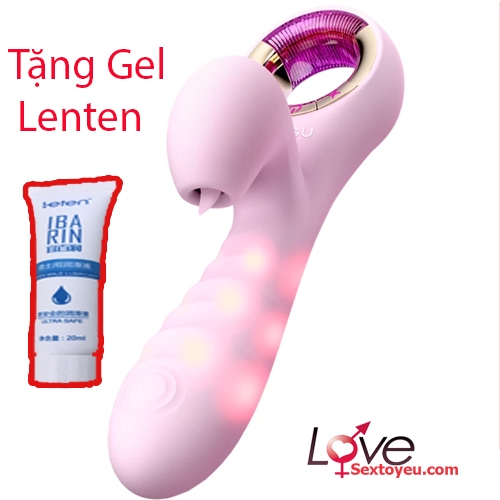 Dương vật giả Leten Sucking Vibrator rung sưởi ấm silicon