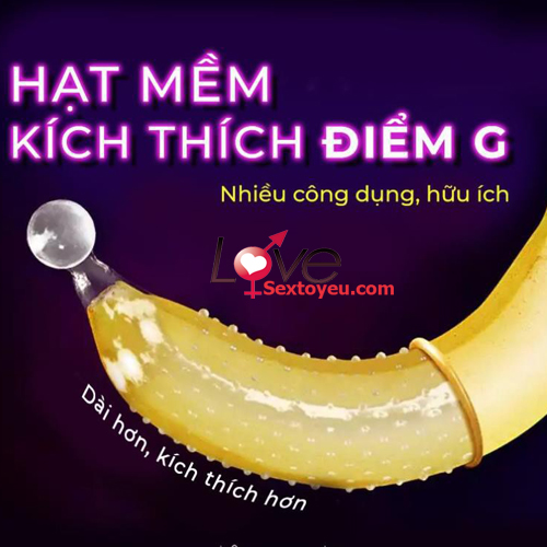 Bao cao su Olo siêu mỏng hạt bi tăng kích thước, siêu an toàn