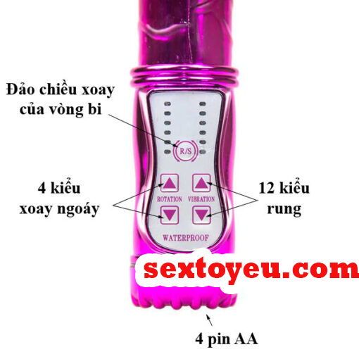 Máy rung xoay dương vật giả kích thích hậu môn lì xì cực mạnh