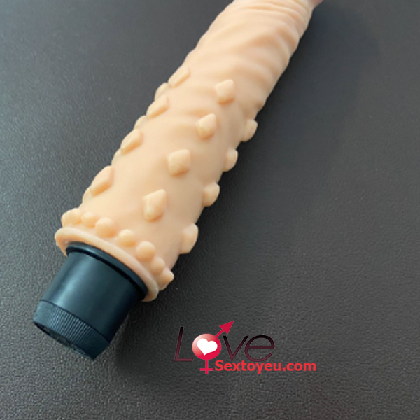 Dương vật silicon gai mềm rung đa chế độ tăng khoái cảm