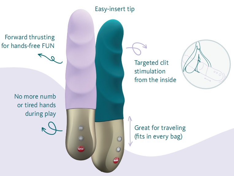 Dương vật mini rung thụt Fun PETITE Đức silicon y tế cao cấp