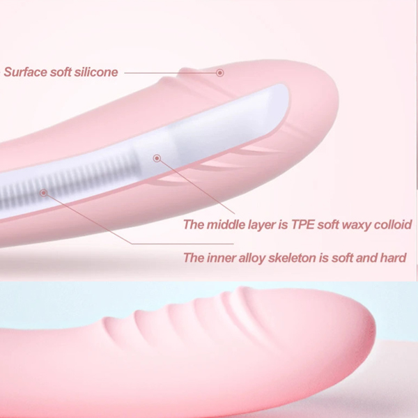 Dương vật Lilo rung ngoáy silicon 10 tần số chế độ sạc USB