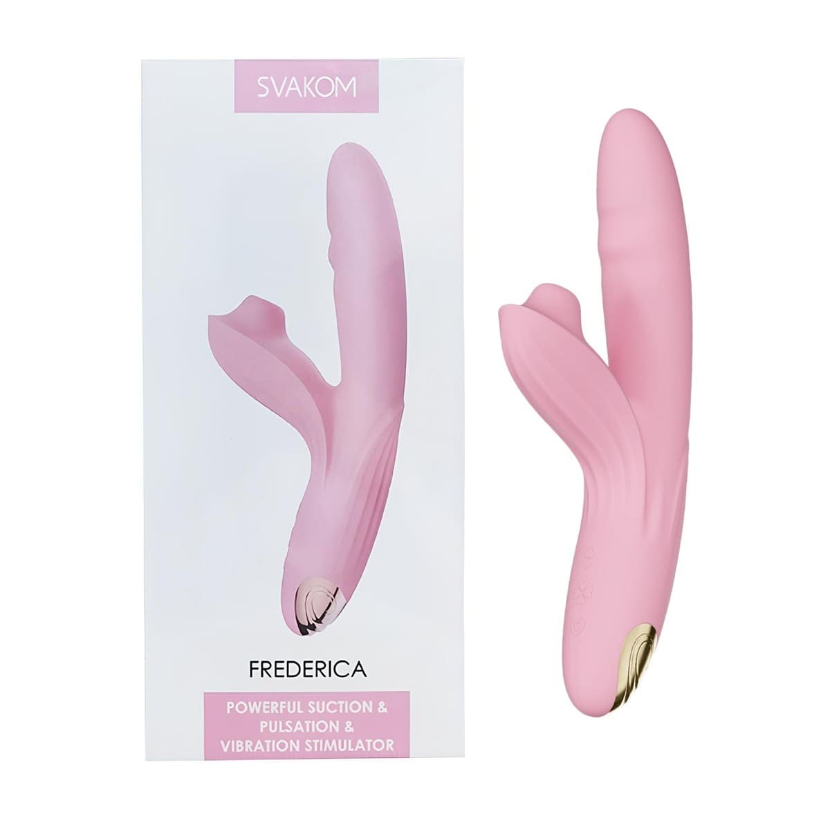 Dương vật giả Svakom Frederica rung thụt bú siêu mạnh vật liệu an toàn