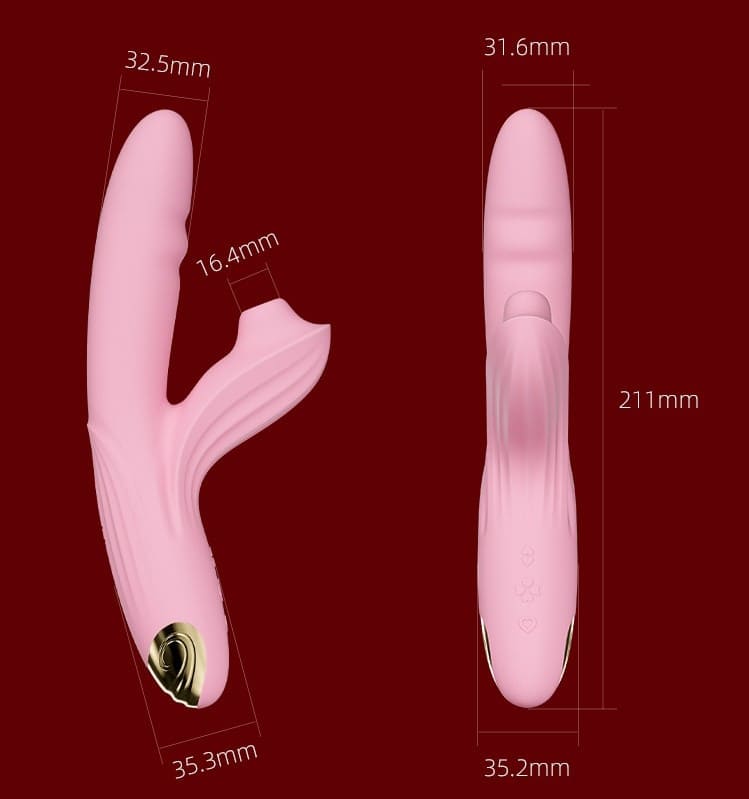 Dương vật giả Svakom Frederica rung thụt bú siêu mạnh vật liệu an toàn