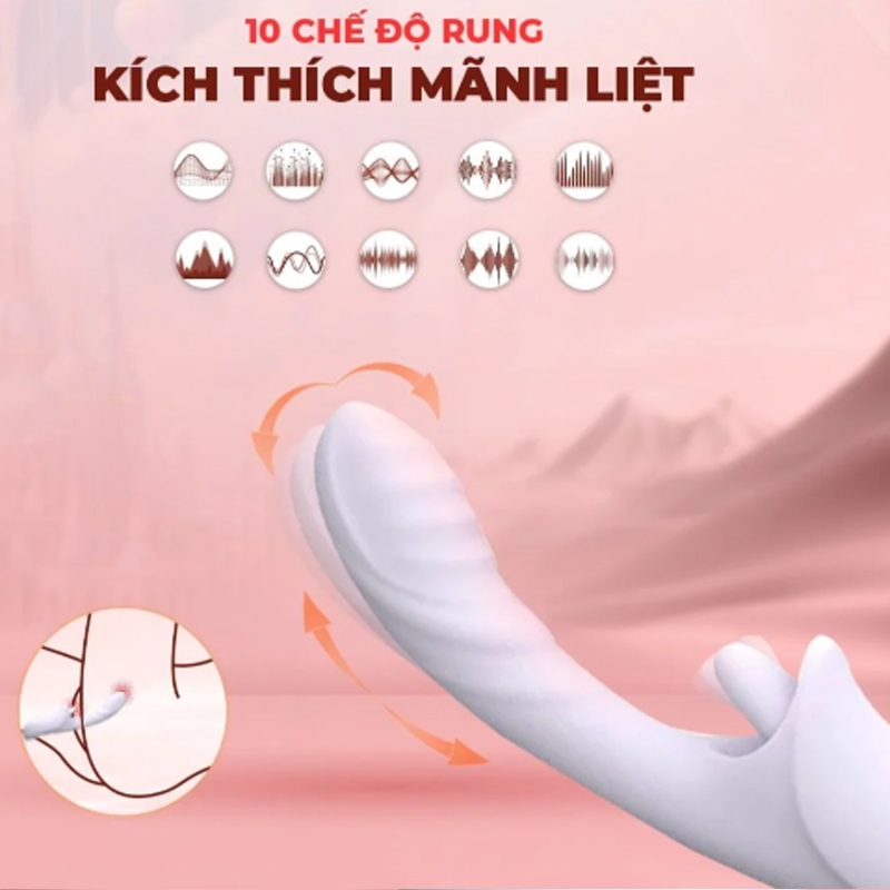 Ngón tay Svakom rung liếm điểm G kích thích cực phê nhẹ nhàng