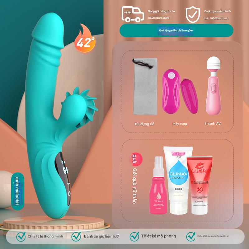 Máy rung Yeain Hot Wheel đa chức năng thụt xoay liếm tăng khoái cảm