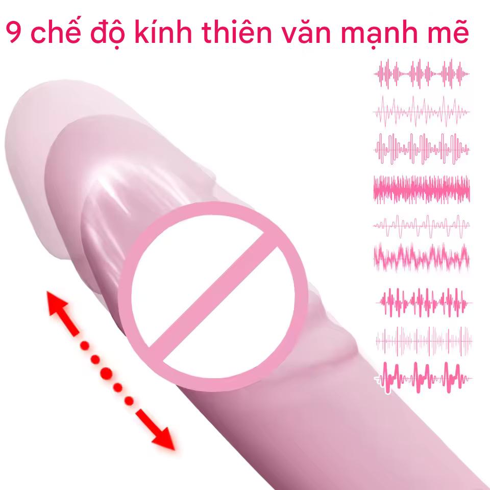 Máy rung Yeain Hot Wheel đa chức năng thụt xoay liếm tăng khoái cảm