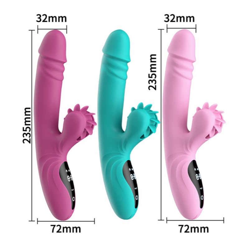 Máy rung Yeain Hot Wheel đa chức năng thụt xoay liếm tăng khoái cảm